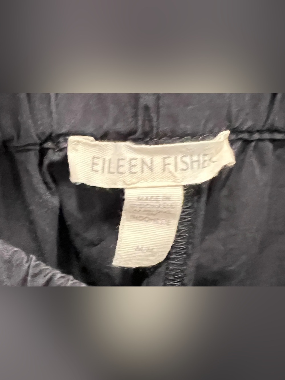 EILEEN FISHER WASHED ORGANIC COTTON POPLIN WIDE LEG PANTS, SIZE M. - Picture 7 of 14